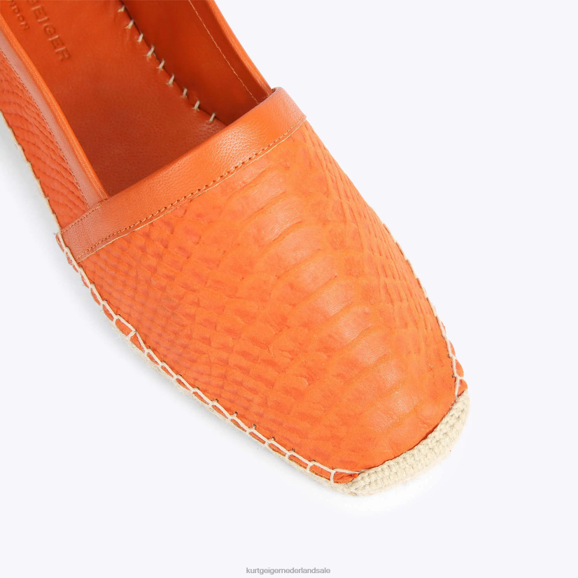 Heren Kurt Geiger N206R494 Londen Isaac oranje | schoenen