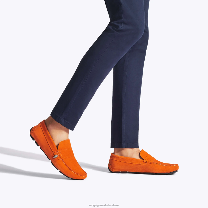 Heren Kurt Geiger N206R614 Londen Stirling oranje | schoenen