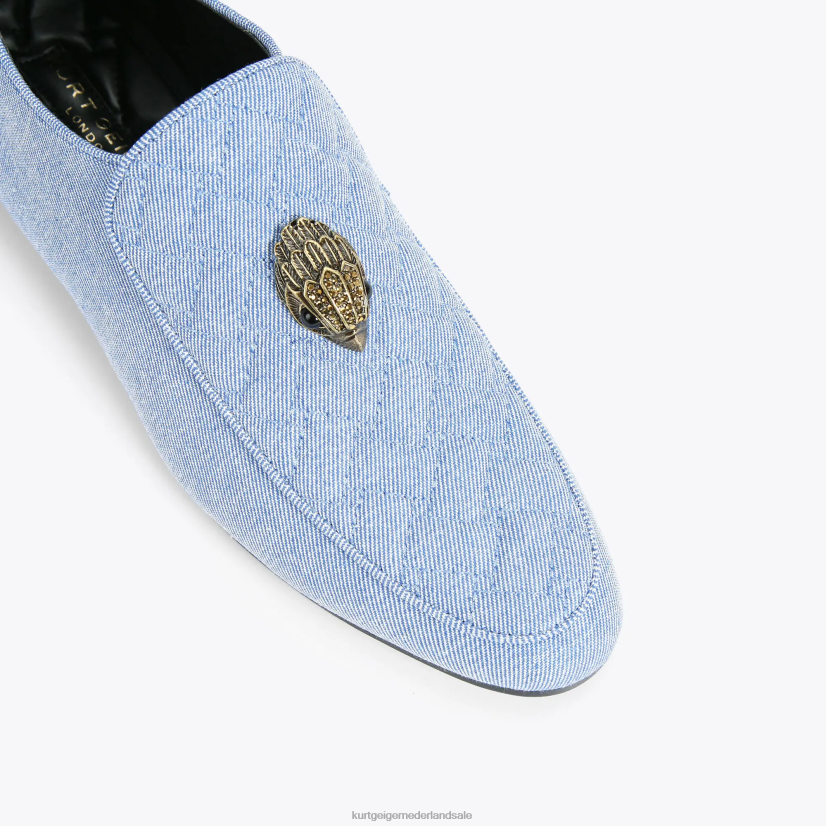 Heren Kurt Geiger N206R626 Londen Hugh Eagle-denim blauw | schoenen