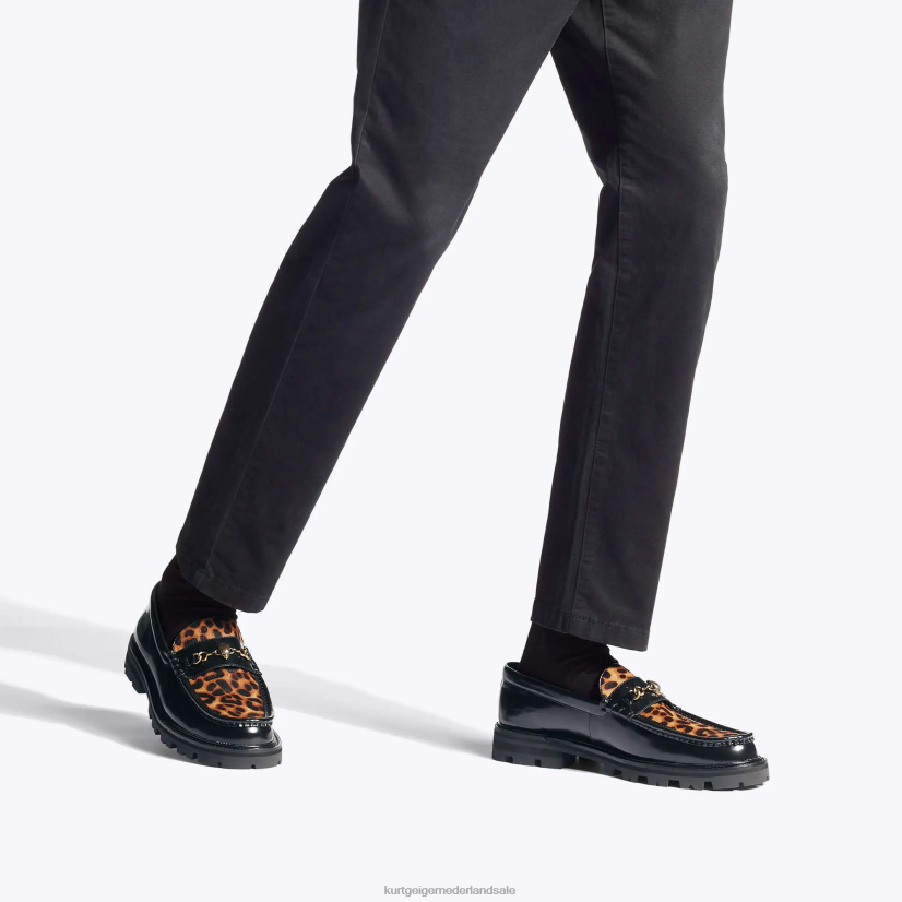 Heren Kurt Geiger N206R640 Londen harley zwarte combinatie | schoenen