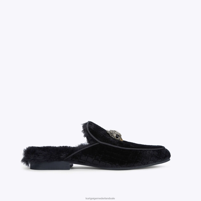 Heren Kurt Geiger N206R644 Londen Hugh Mule 2 zwart | schoenen