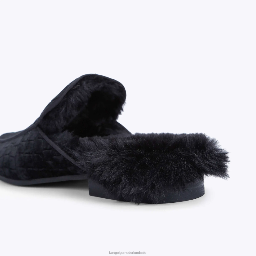 Heren Kurt Geiger N206R644 Londen Hugh Mule 2 zwart | schoenen