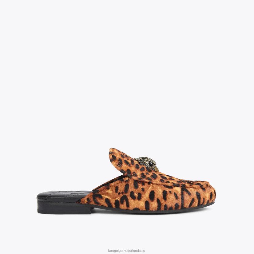 Heren Kurt Geiger N206R657 Londen Holly Eagle-muilezel midden bruin | schoenen