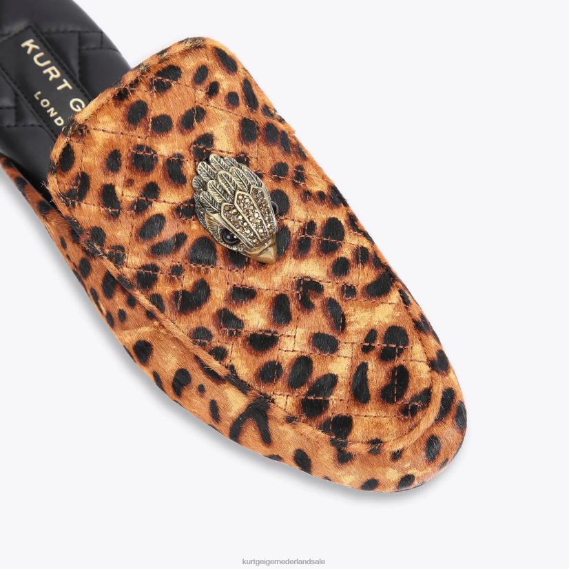 Heren Kurt Geiger N206R657 Londen Holly Eagle-muilezel midden bruin | schoenen