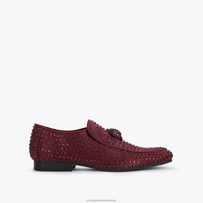 Heren Kurt Geiger N206R271 Londen Hugh Eagle Drench Stud wijn | schoenen