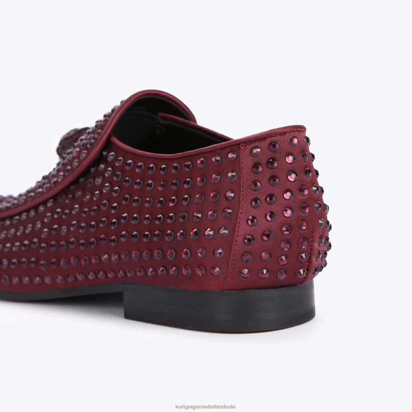 Heren Kurt Geiger N206R271 Londen Hugh Eagle Drench Stud wijn | schoenen