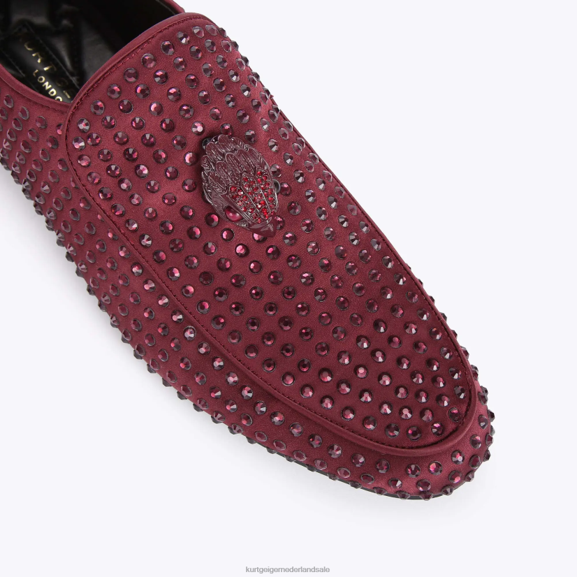 Heren Kurt Geiger N206R271 Londen Hugh Eagle Drench Stud wijn | schoenen