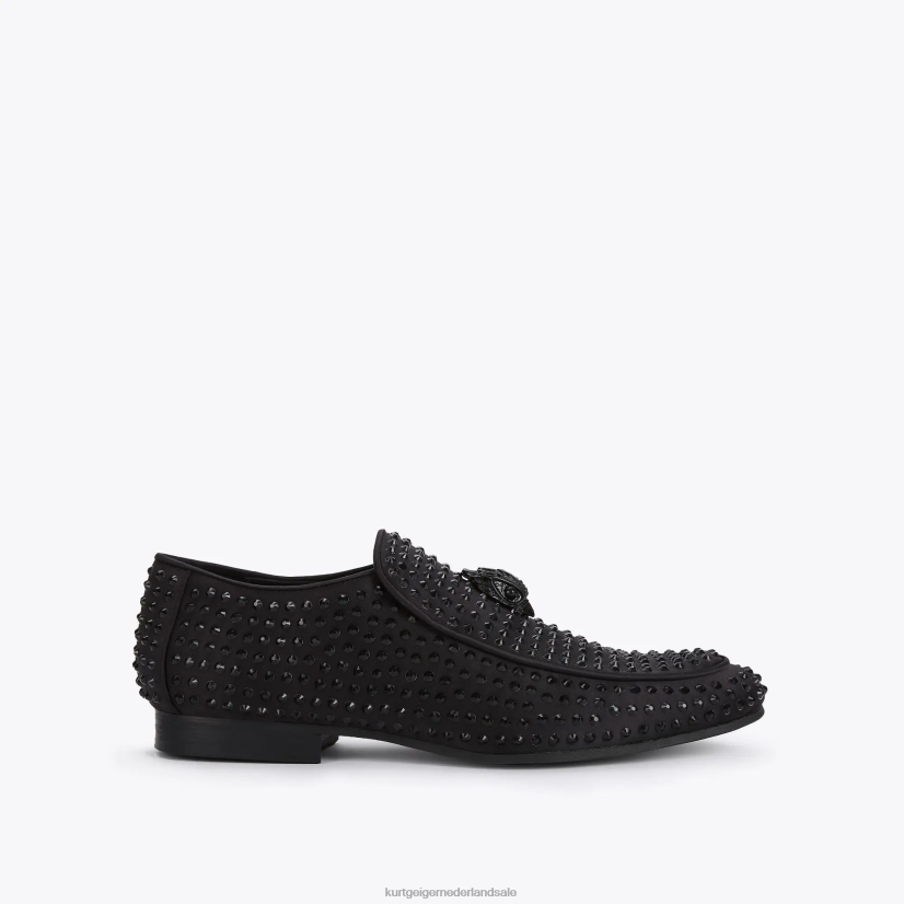 Heren Kurt Geiger N206R273 Londen Hugh Eagle doordrenkt juweeltje zwart | schoenen