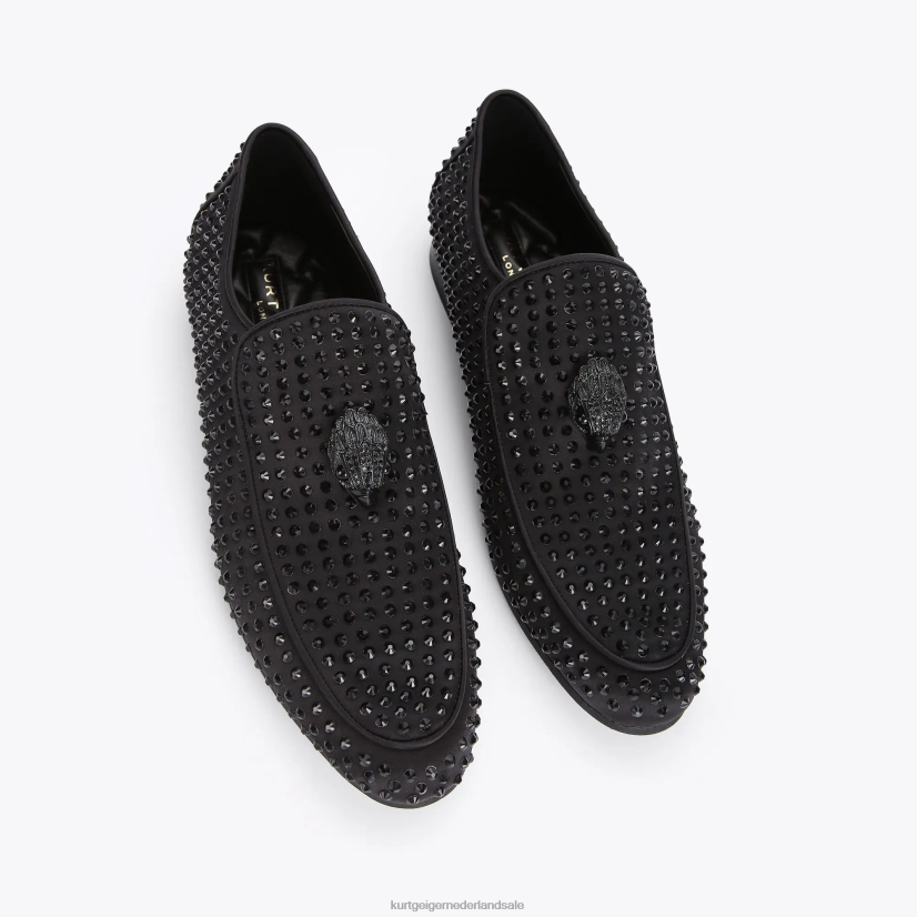 Heren Kurt Geiger N206R273 Londen Hugh Eagle doordrenkt juweeltje zwart | schoenen