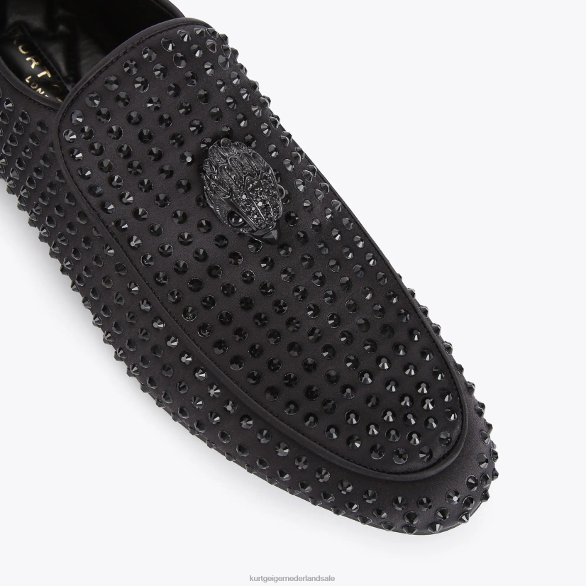 Heren Kurt Geiger N206R273 Londen Hugh Eagle doordrenkt juweeltje zwart | schoenen