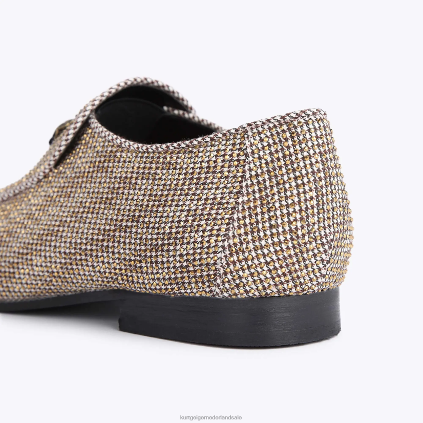 Heren Kurt Geiger N206R628 Londen Hugh Eagle visgraat bruin | schoenen