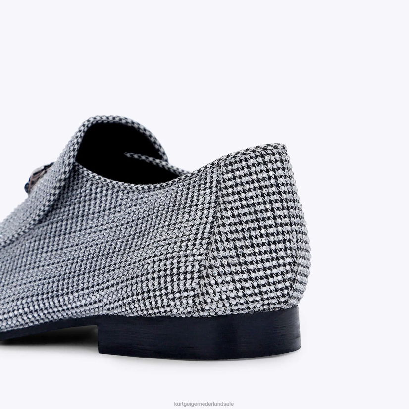 Heren Kurt Geiger N206R629 Londen Hugh Eagle visgraat zilver | schoenen