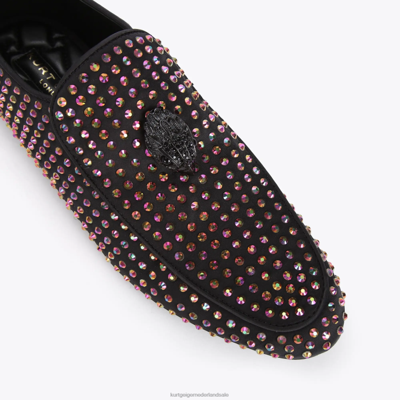Heren Kurt Geiger N206R631 Londen Hugh Eagle Stud zwarte combinatie | schoenen