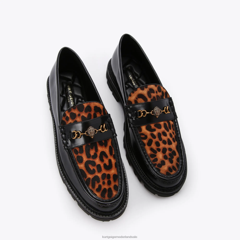 Heren Kurt Geiger N206R639 Londen harley zwarte combinatie | schoenen