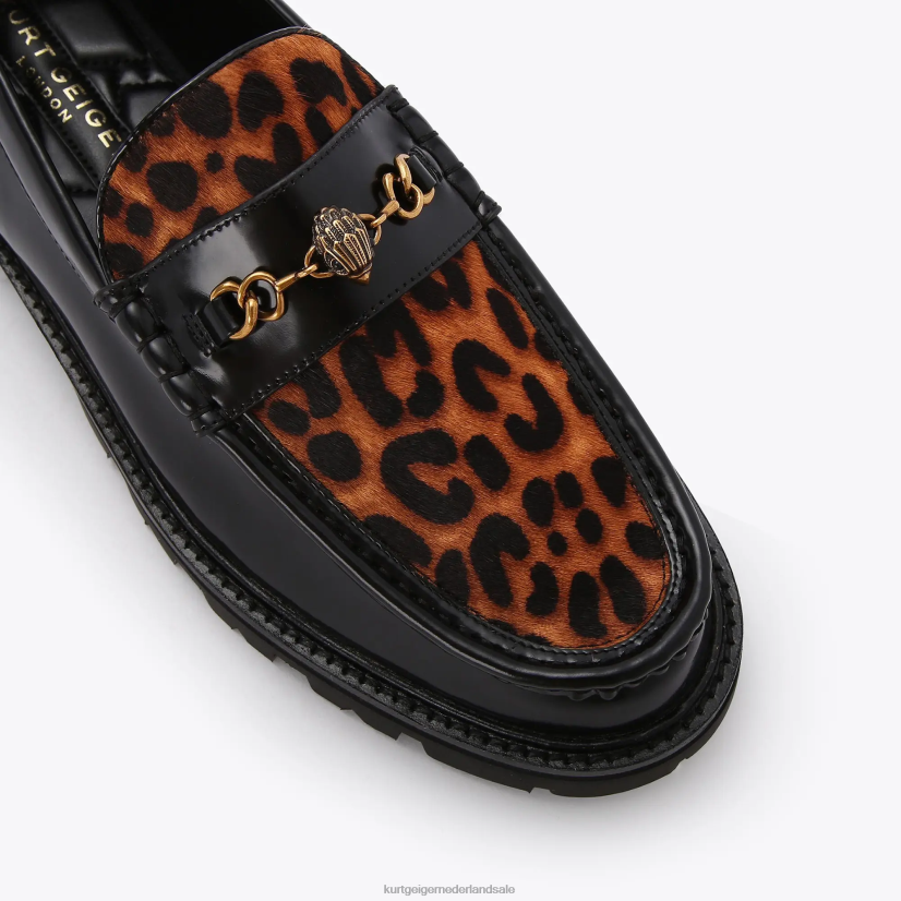 Heren Kurt Geiger N206R639 Londen harley zwarte combinatie | schoenen