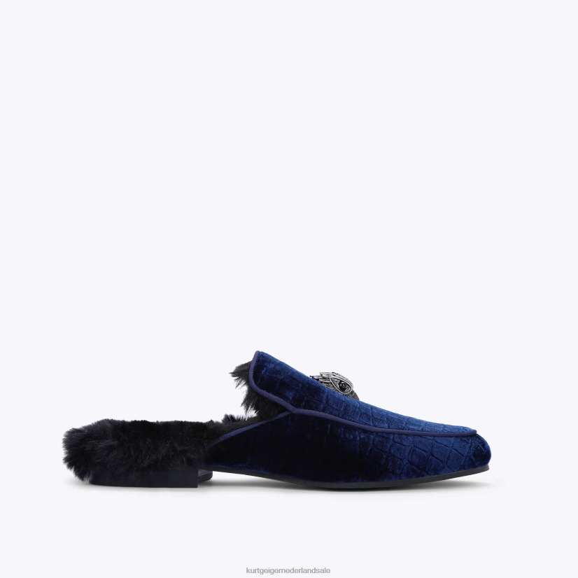 Heren Kurt Geiger N206R642 Londen Hugh Mule 2 marine | schoenen