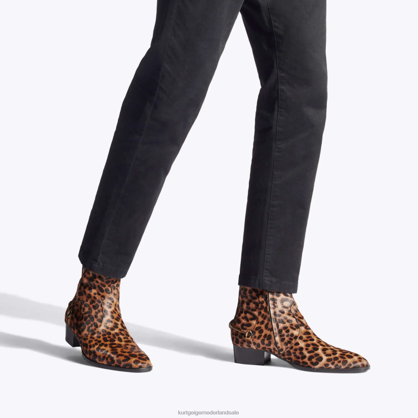 Heren Kurt Geiger N206R653 Londen gin luipaard bruin anders | schoenen