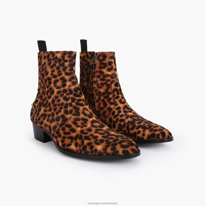 Heren Kurt Geiger N206R653 Londen gin luipaard bruin anders | schoenen