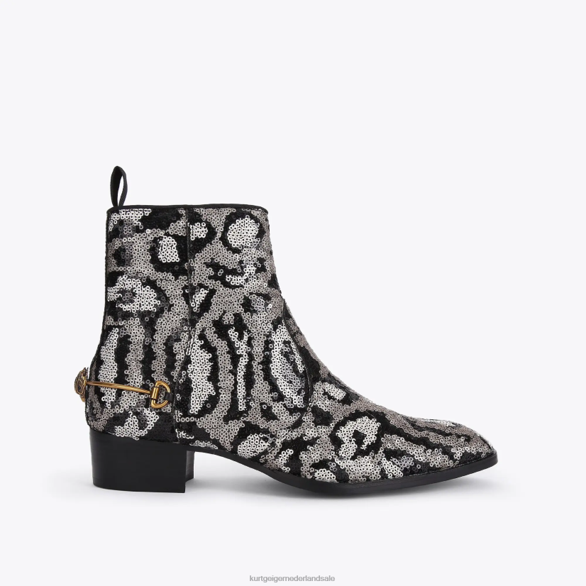 Heren Kurt Geiger N206R654 Londen gin pailletten beige combinatie | schoenen