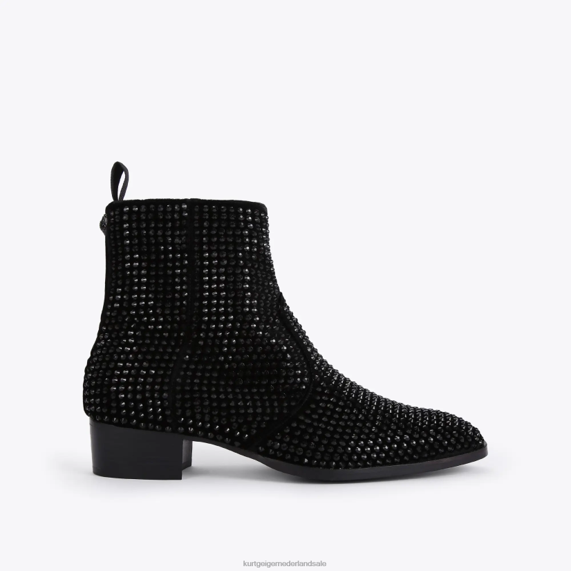 Heren Kurt Geiger N206R655 Londense gin-stud zwart | schoenen