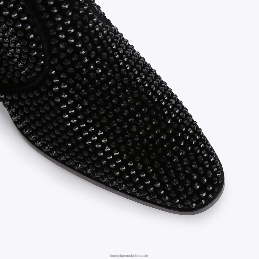 Heren Kurt Geiger N206R655 Londense gin-stud zwart | schoenen