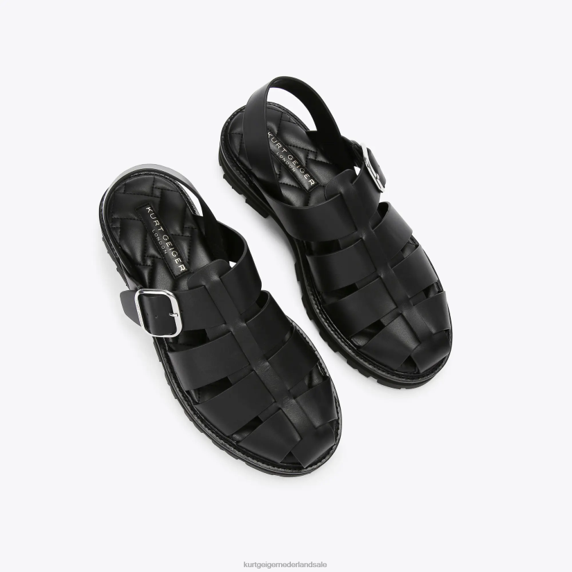 Heren Kurt Geiger N206R489 Londen Ollie zwart | schoenen