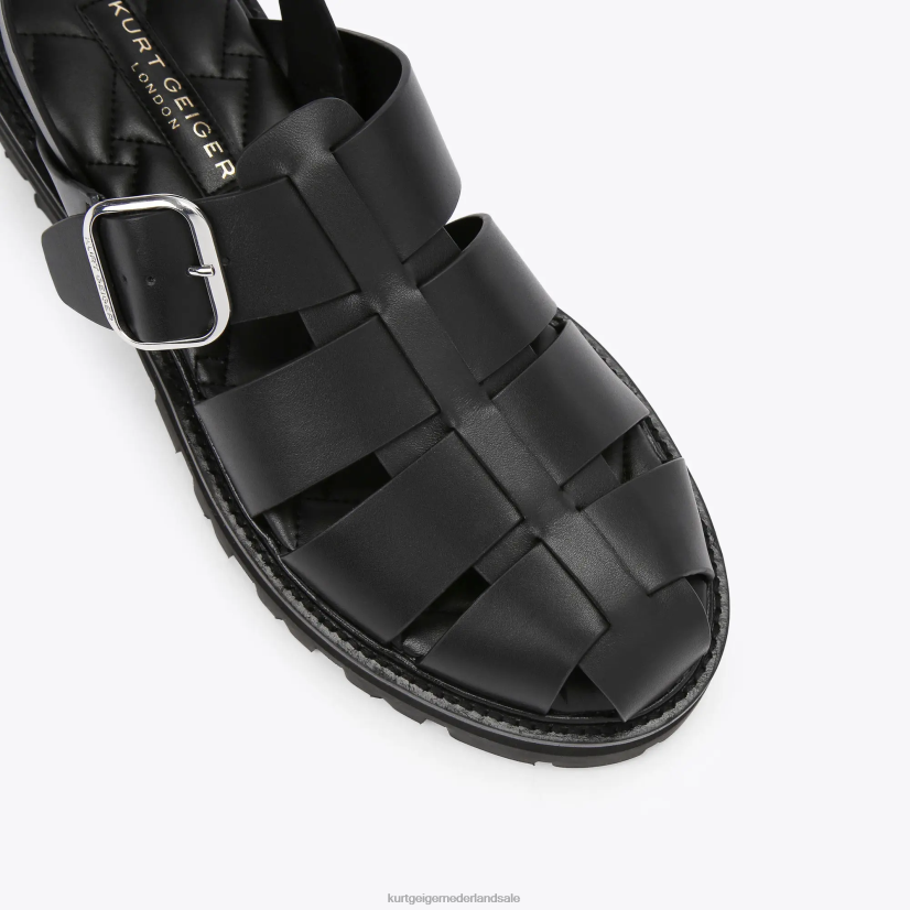 Heren Kurt Geiger N206R489 Londen Ollie zwart | schoenen