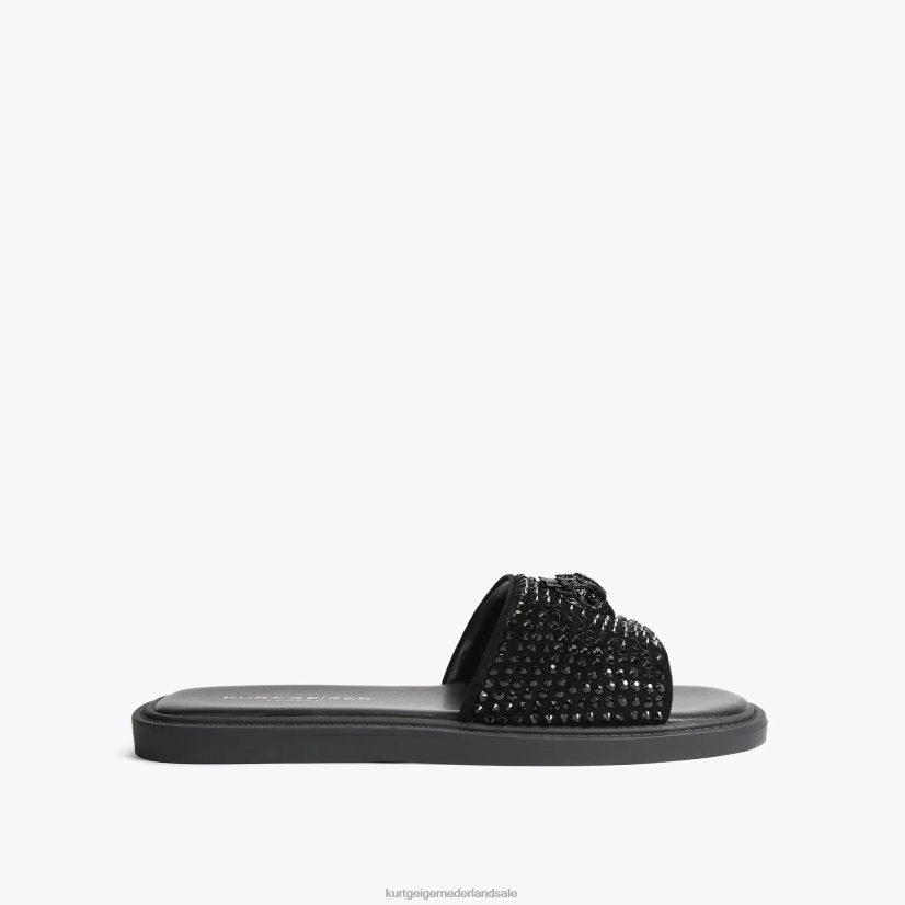 Heren Kurt Geiger N206R613 Londen Oscar juweeltje zwart | schoenen