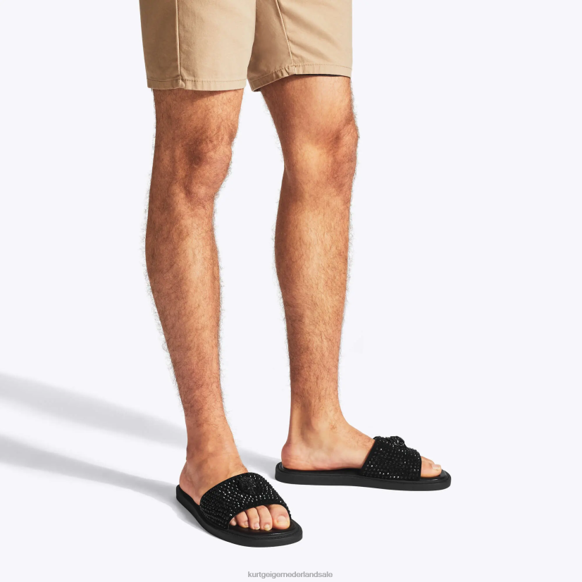 Heren Kurt Geiger N206R613 Londen Oscar juweeltje zwart | schoenen
