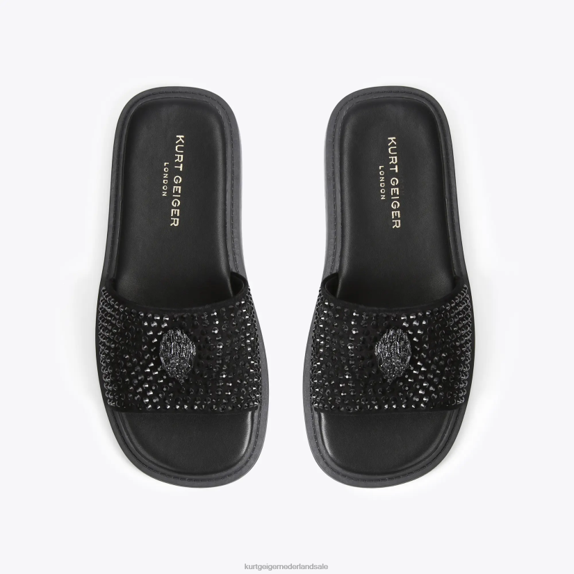 Heren Kurt Geiger N206R613 Londen Oscar juweeltje zwart | schoenen