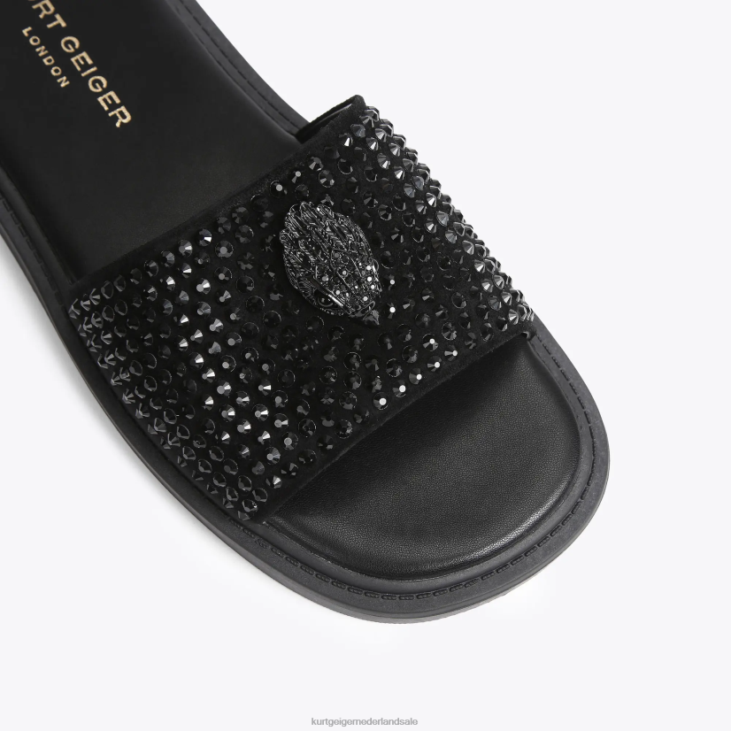 Heren Kurt Geiger N206R613 Londen Oscar juweeltje zwart | schoenen