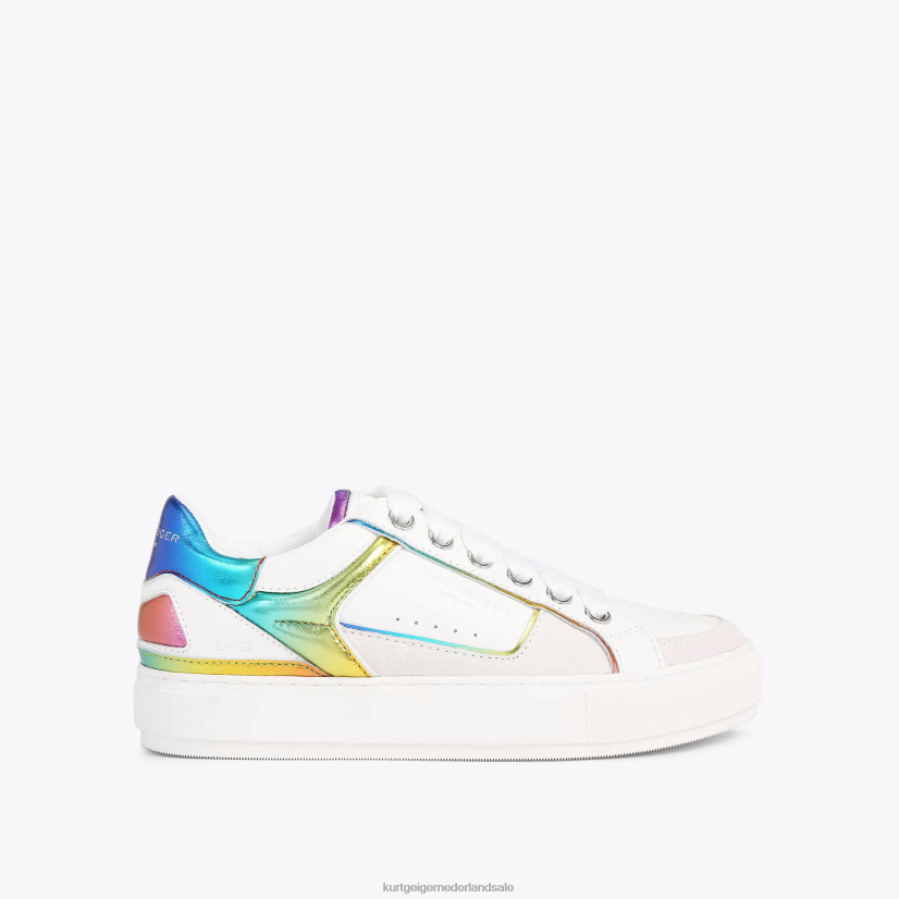 Heren Kurt Geiger N206R592 Londense zuidoever witte kam | schoenen