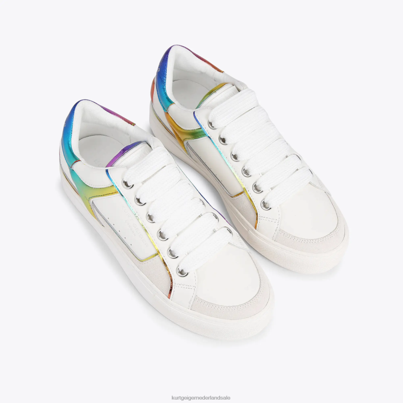 Heren Kurt Geiger N206R592 Londense zuidoever witte kam | schoenen