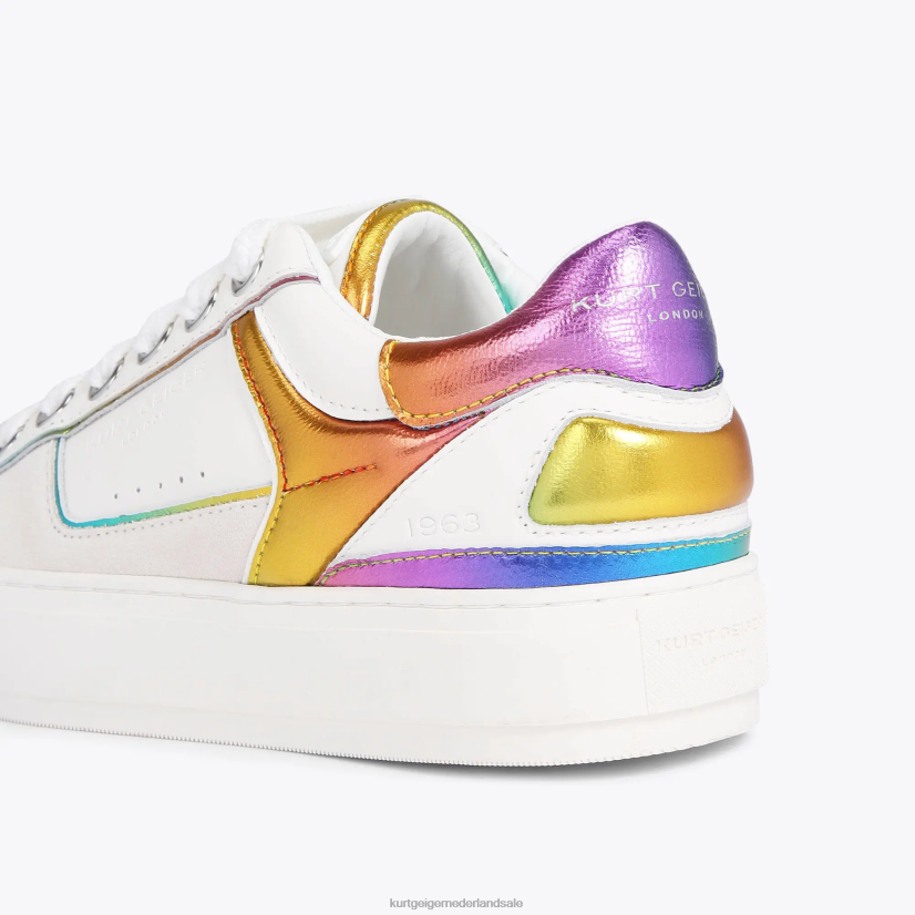 Heren Kurt Geiger N206R592 Londense zuidoever witte kam | schoenen