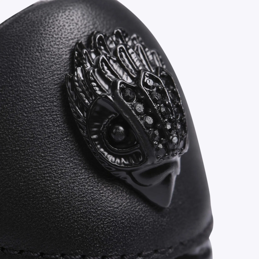 Heren Kurt Geiger N206R604 Londen Laney Croc zwart | schoenen