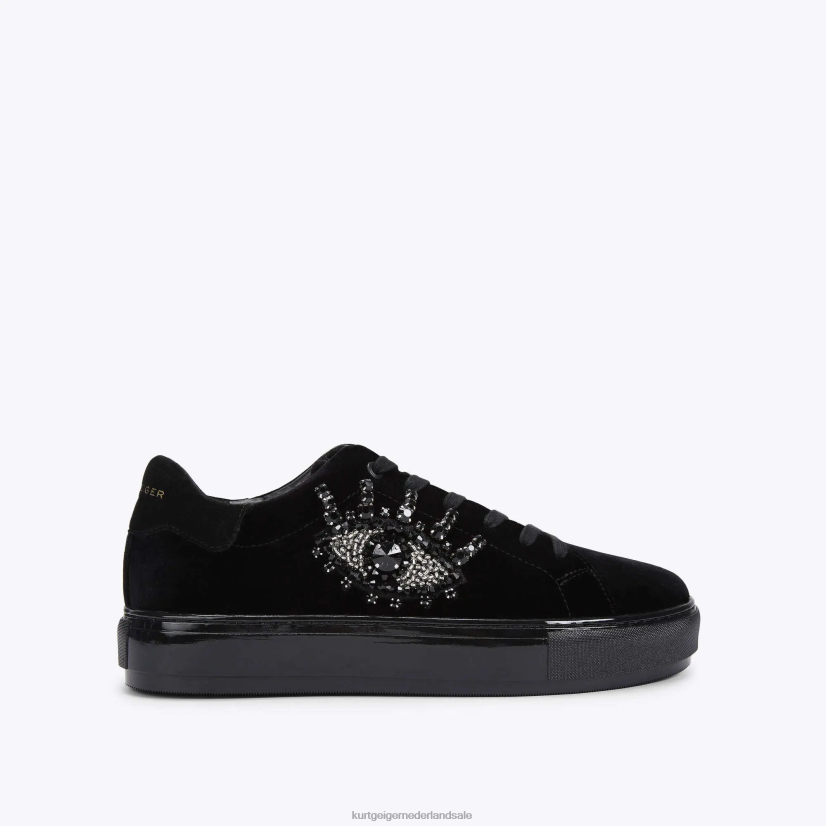 Heren Kurt Geiger N206R606 Londen Laney Eye zwart | schoenen