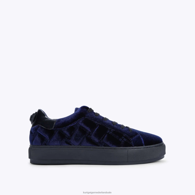 Heren Kurt Geiger N206R607 Londen Laney fluwelen dekbed marine | schoenen
