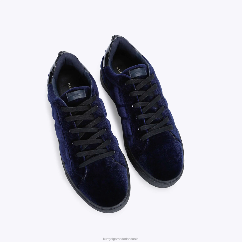 Heren Kurt Geiger N206R607 Londen Laney fluwelen dekbed marine | schoenen