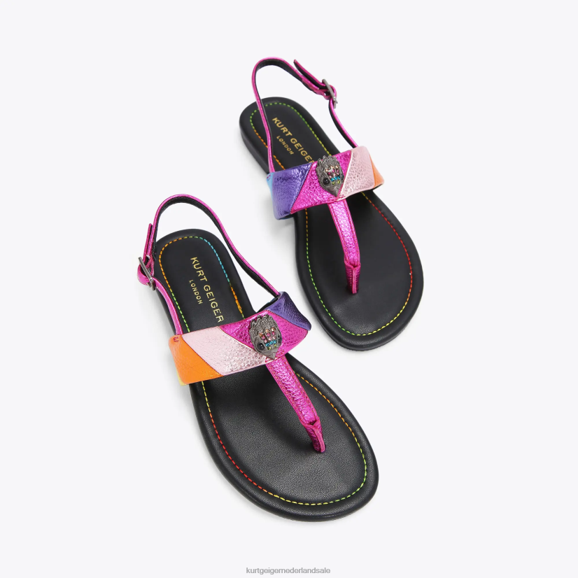 kinderen Kurt Geiger N206R226 Londen mini kensington t sandaal meerdere/andere | schoenen