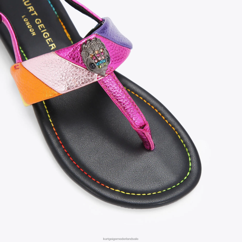 kinderen Kurt Geiger N206R246 Londen mini kensington t sandaal meerdere/andere | schoenen
