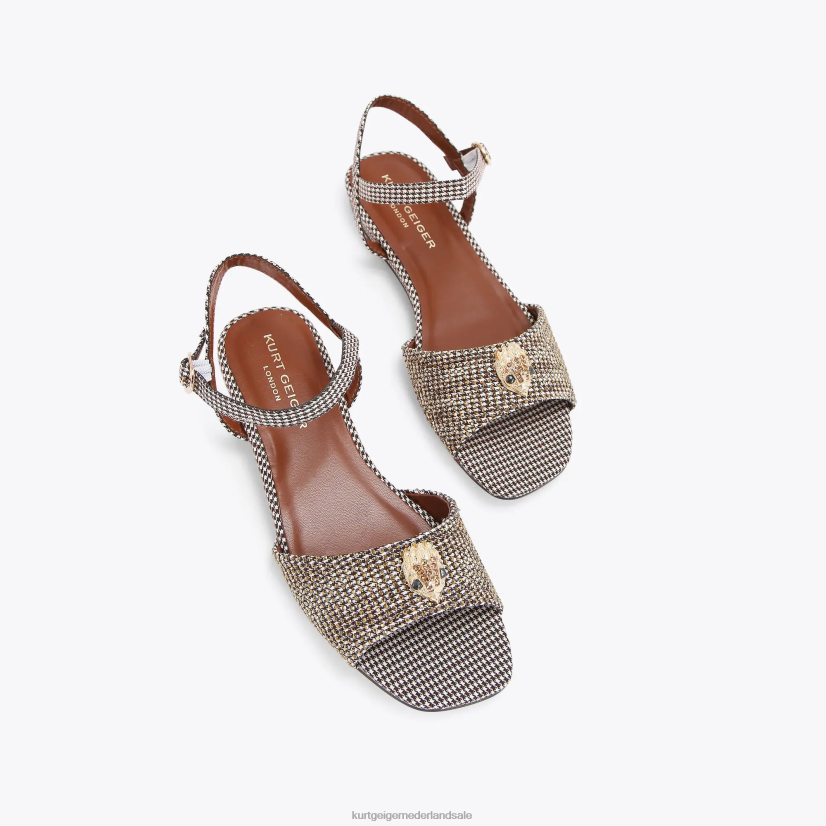 kinderen Kurt Geiger N206R480 Londen mini kensington sandaal goud | schoenen
