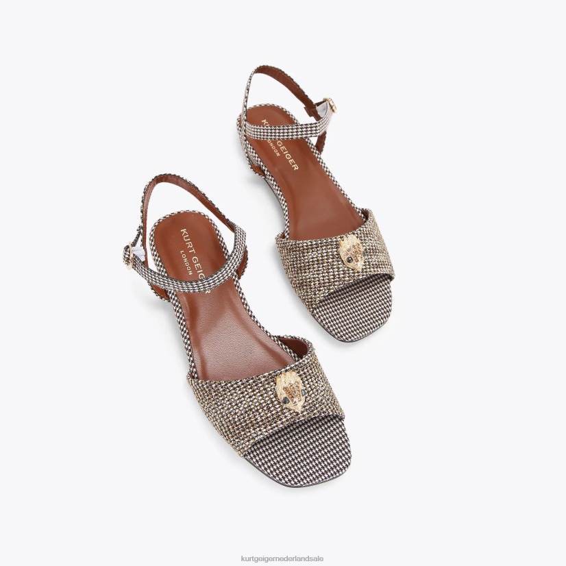 kinderen Kurt Geiger N206R481 Londen mini kensington sandaal goud | schoenen