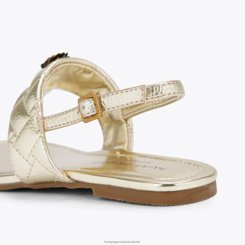 kinderen Kurt Geiger N206R483 Londen mini kensington t sandaal goud | schoenen