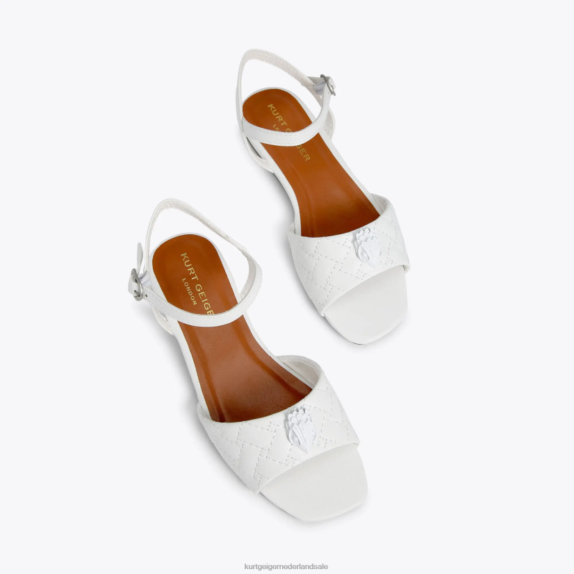 kinderen Kurt Geiger N206R484 Londen mini kensington sandaal wit | schoenen