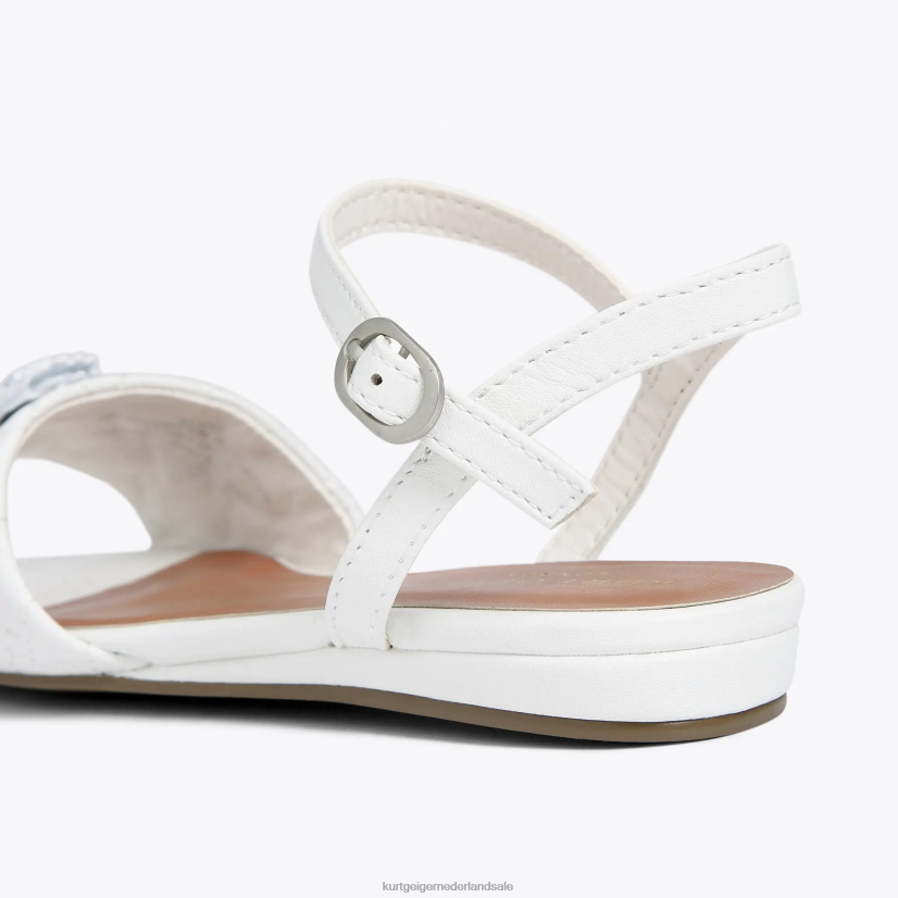 kinderen Kurt Geiger N206R484 Londen mini kensington sandaal wit | schoenen