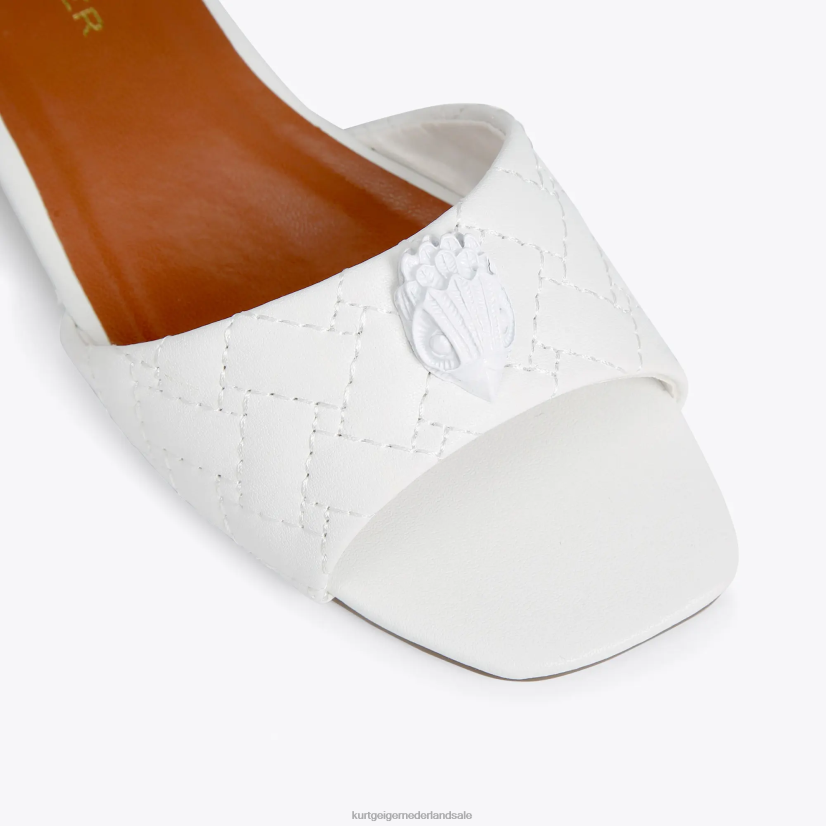 kinderen Kurt Geiger N206R484 Londen mini kensington sandaal wit | schoenen