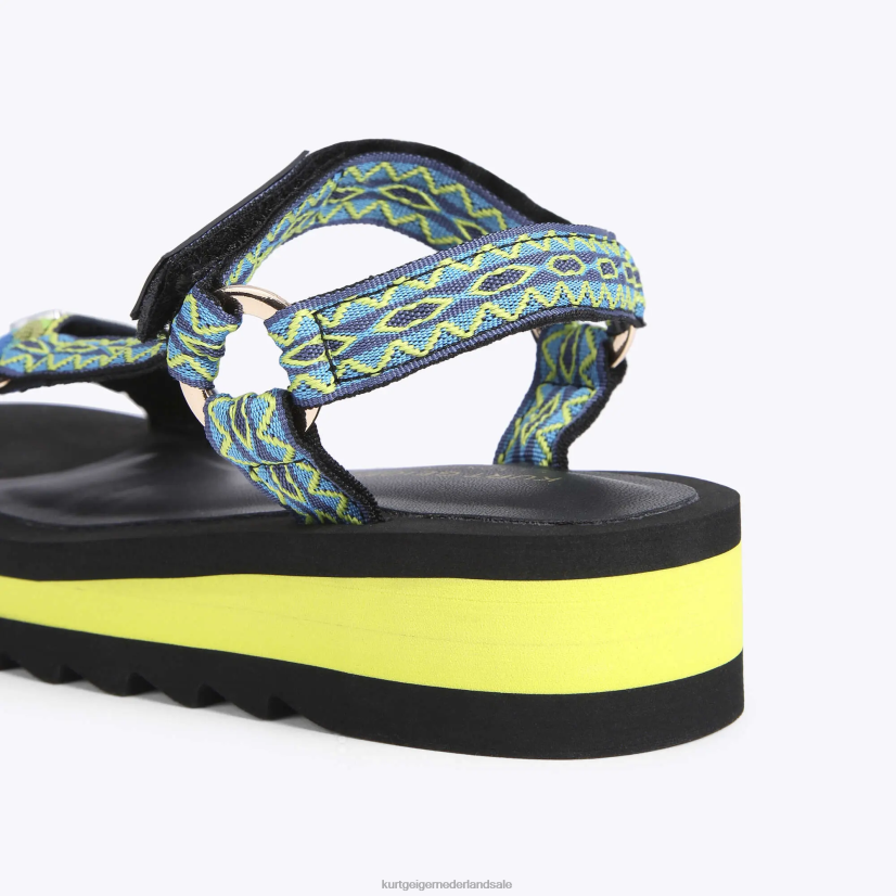 kinderen Kurt Geiger N206R487 Londen junior mini olivia groente | schoenen