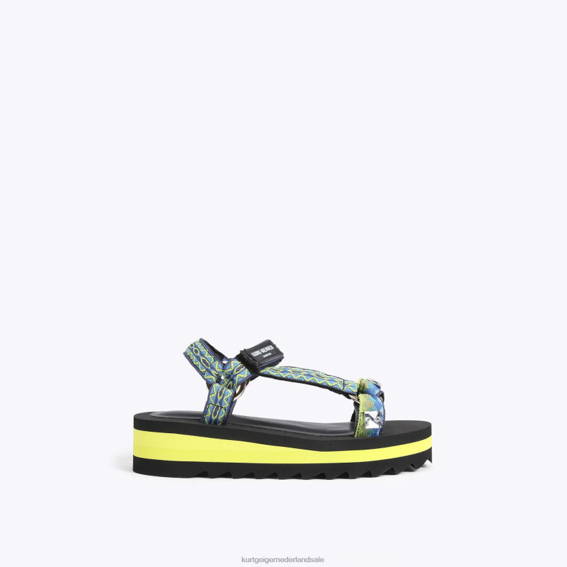 kinderen Kurt Geiger N206R488 Londen kids mini olivia groente | schoenen