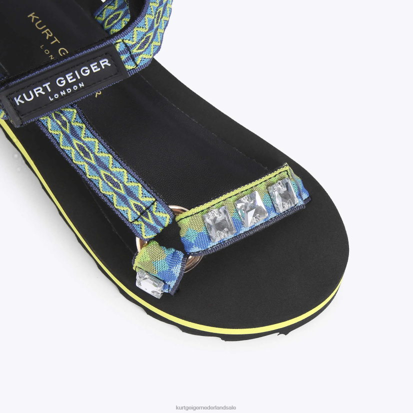 kinderen Kurt Geiger N206R488 Londen kids mini olivia groente | schoenen