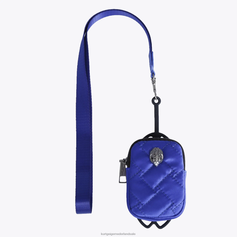 vrouwen Kurt Geiger N206R536 London Eagle telefoonhouder blauw | accessoires